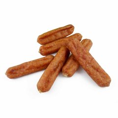 Ласощі для собак "Селянські Смаколики" курячі ковбаски сушені 6,5-7,5 см, 500г