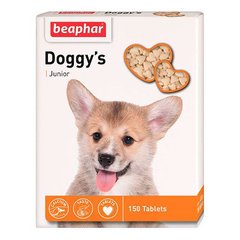 Доггіс Юніор Doggy's Junior Beaphar ласощі для цуценят, 150 табл