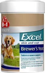 Пищевая добавка Excel Brewers Yeast дрожжи с чесноком для собак и кошек, 1430 таблеток