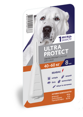 Ультра Протект ULTRA PROTECT краплі від бліх та кліщів для собак вагою 40-60 кг, 1 піпетка