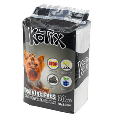 Пелюшки для собак Kotix Premium з активованим вугіллям 40*60 см, 50 шт