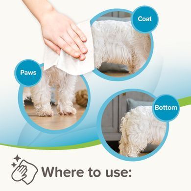 Вологі серветки для тварин Beaphar Pet Wipes універсальні, 30 шт