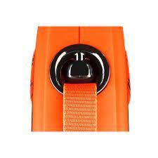 Рулетка-поводок Flexi Xtream M оранжевая лента, 5м/35кг