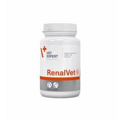 РеналВет ВетЕксперт, харчова добавка при захворюваннях нирок у собак та кішок, 60 капсул