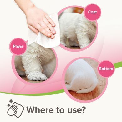 Вологі серветки Сенситів для тварин Beaphar Pet Wipes для чутливої шкіри, 30 шт