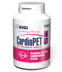 КардиоПет CardioPet GIGI для поддержки сердца у собак и кошек, 90табл.