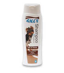 Шампунь-кондиціонер GILL'S  з норковим маслом, для блискучою шерсті, 200мл