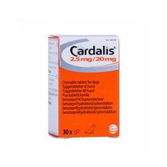 Кардалис 2,5 мг/20 мг Ceva Sante Animale для собак, 30 табл